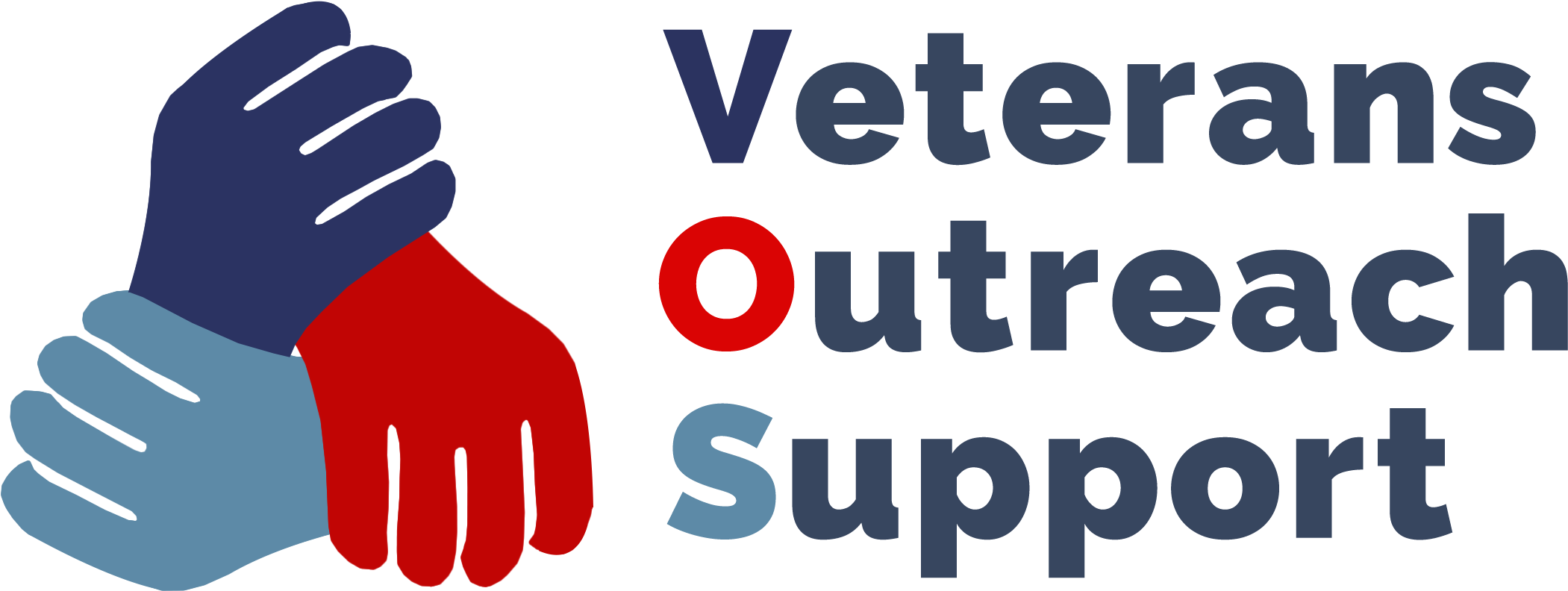 Vos - Veterans Support Clipart (2200x923), Png Download