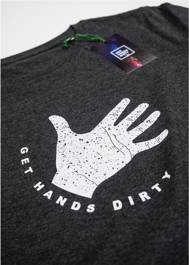 T-shirt Dirty Hand Logo Dark Grey - Woolen Clipart (1000x1000), Png Download