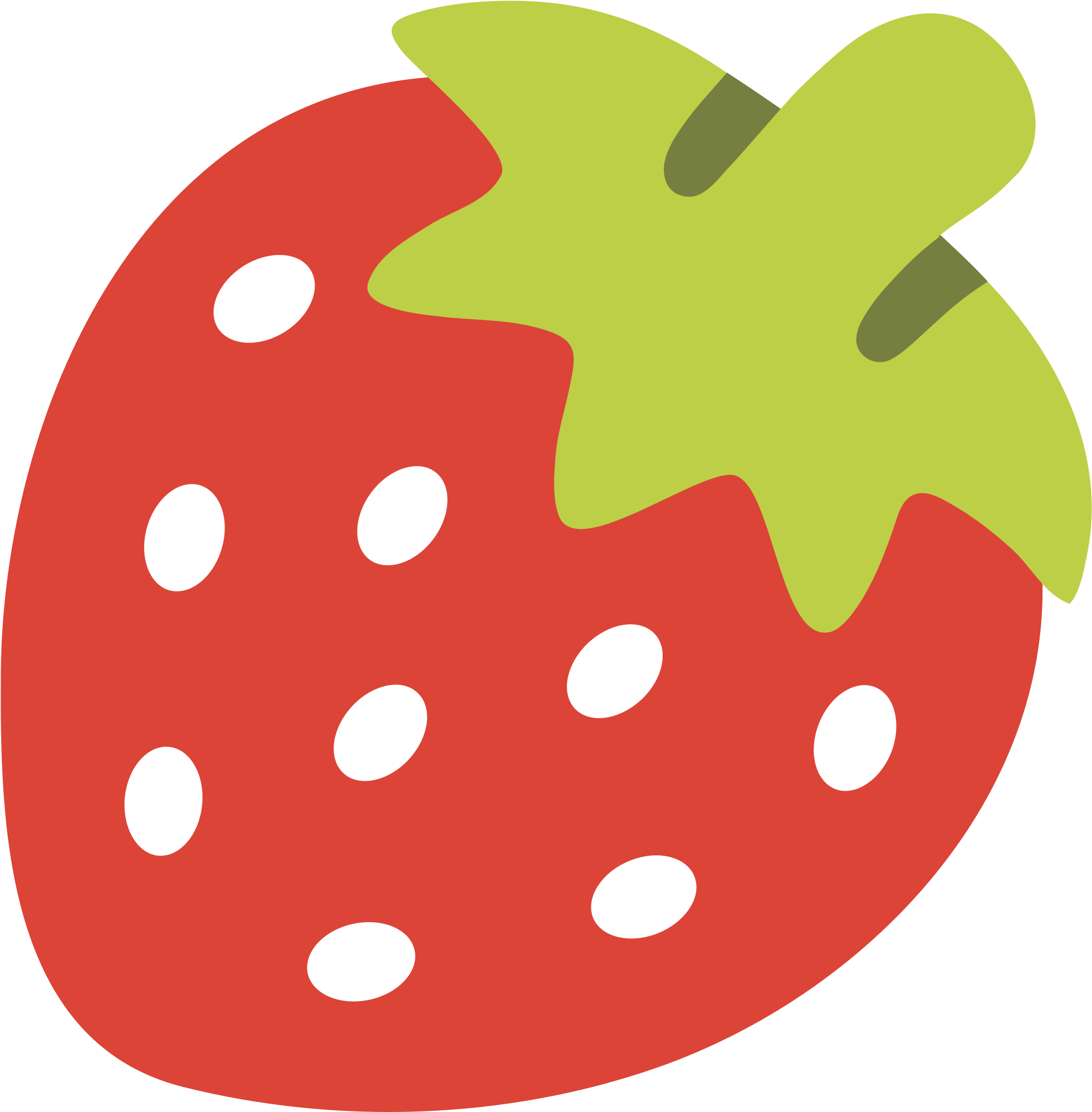 File - Emoji U1f353 - Svg - Strawberries Emoji Transparent Background Clipart (1024x1024), Png Download