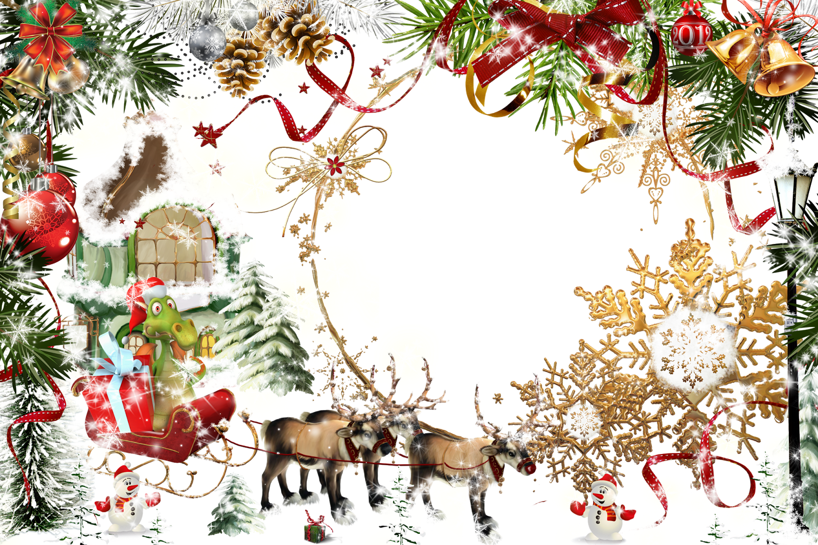 En Esta Ocasión, Compartimos Con Todos Ustedes 25 Hermosos - Стихи Ах Какой Хороший Добрый Дед Мороз Clipart (1600x1066), Png Download