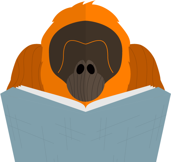 Nicolas Cage Orangutan Png - Illustration Clipart (649x649), Png Download