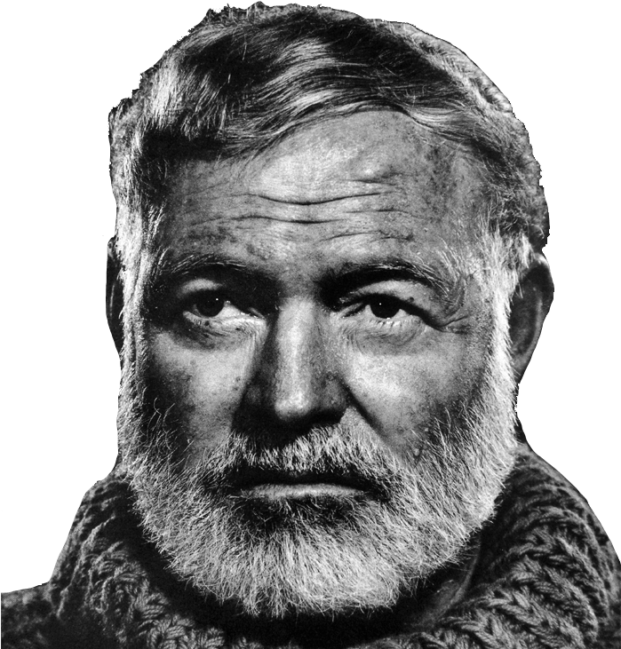 Ernest Hemingway Clipart (750x750), Png Download