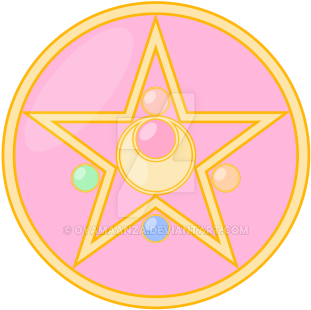 Crystal Star Locket - Sailor Moon Png Pink Clipart (894x894), Png Download