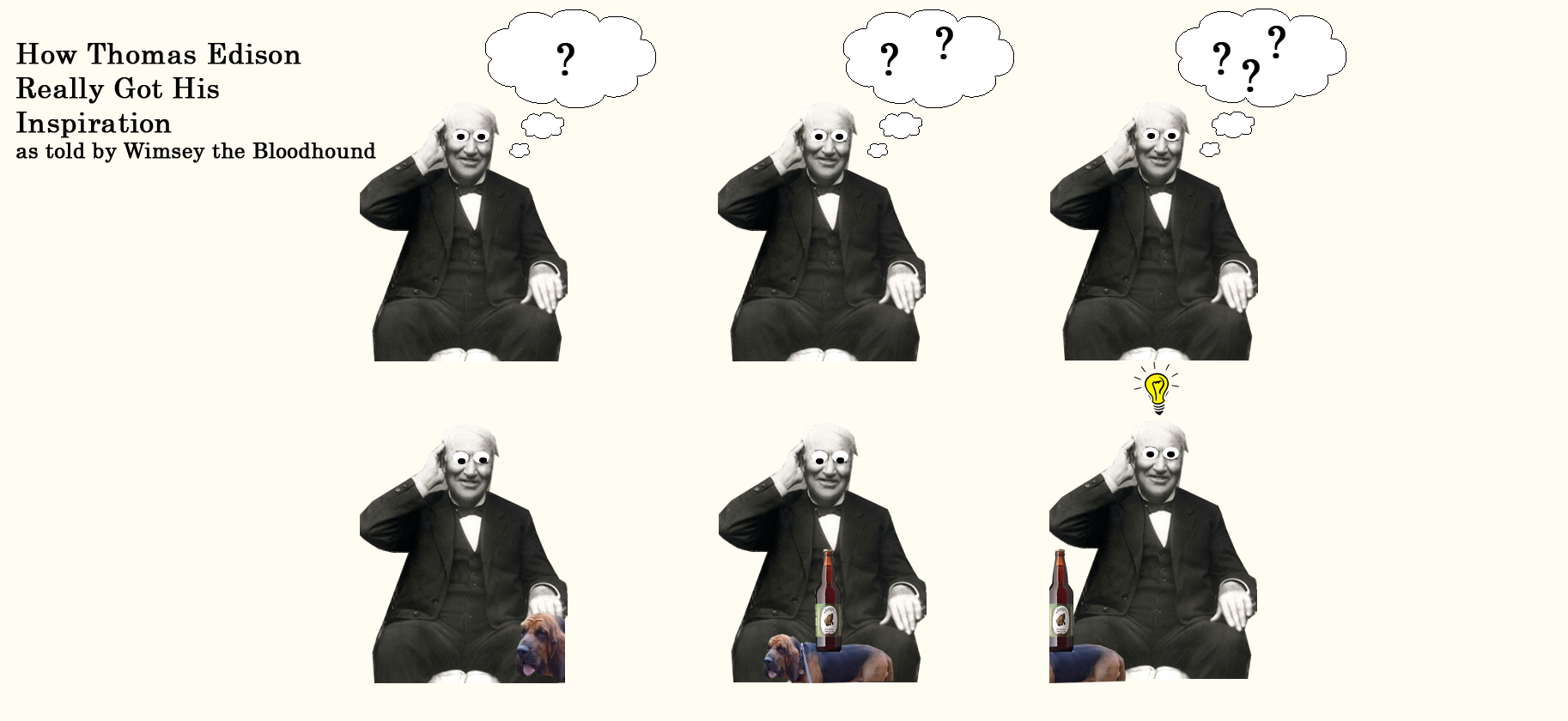 That Time Thomas Edison - Illustration Clipart (1826x840), Png Download