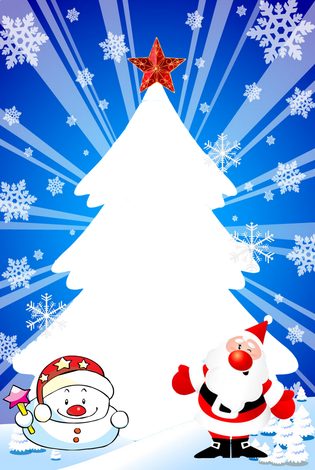 Marcos Navideños - Infantil Marcos Navideños Clipart (1074x1600), Png Download