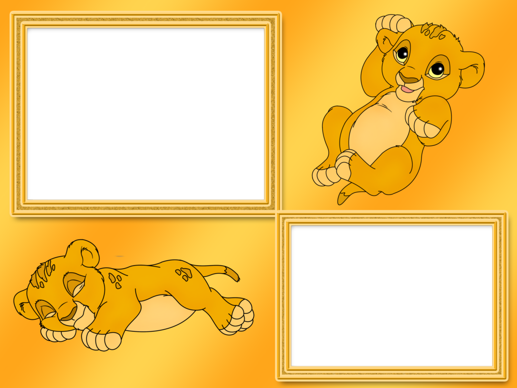 Marcos Gratis Para Fotos Infantiles Png - Cartoon Clipart (1040x780), Png Download