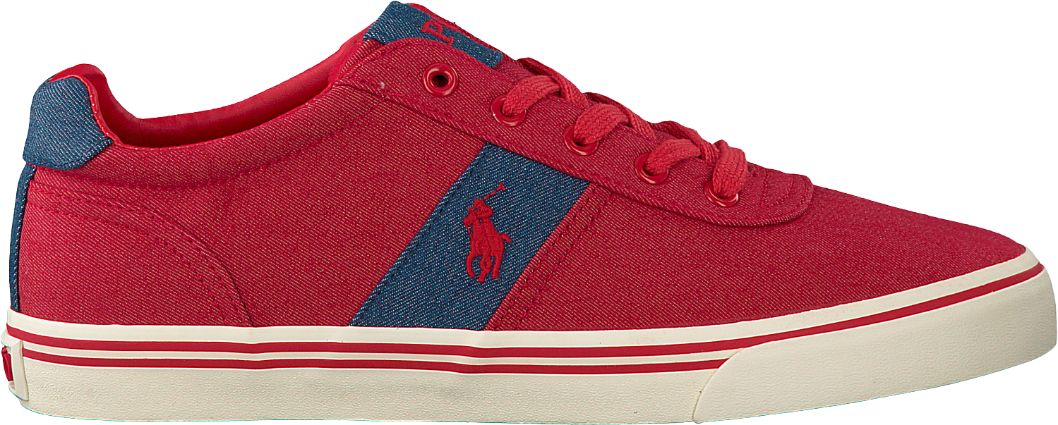 Red Polo Ralph Lauren Sneakers Hanford Mens Red Guknrzq - Skate Shoe Clipart (1500x618), Png Download