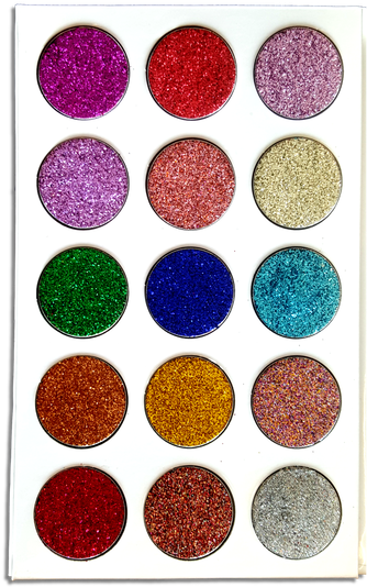 Never Dull Your Sparkle Pressed Glitter Palette - Sticker Clipart (498x680), Png Download