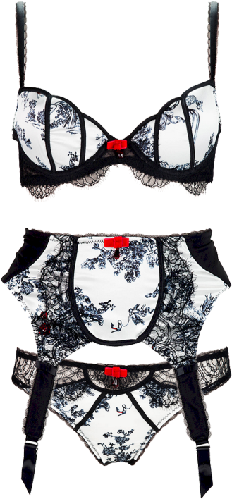 This Is Transparent Btw Dita Von Teese Christian Lacroix - Lingerie Top Clipart (500x707), Png Download