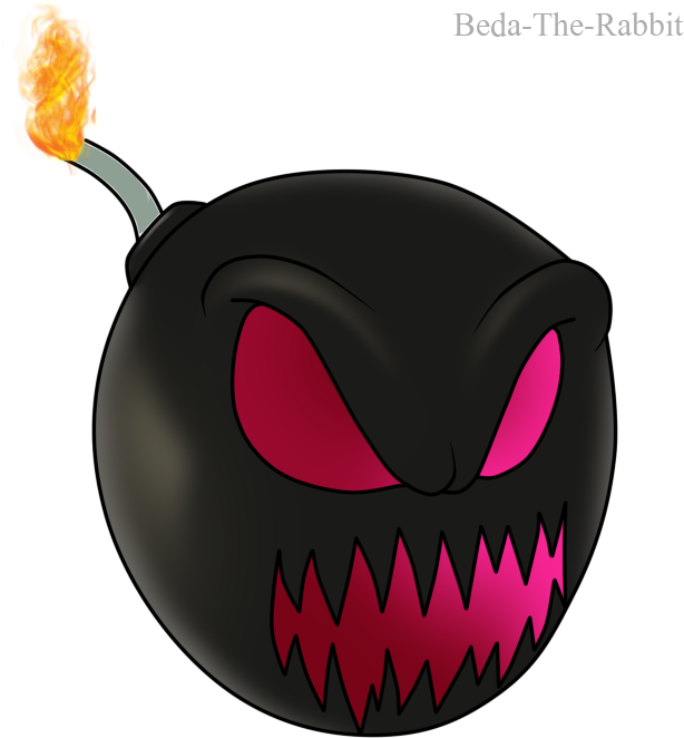 Black Bomb - Illustration Clipart (634x708), Png Download