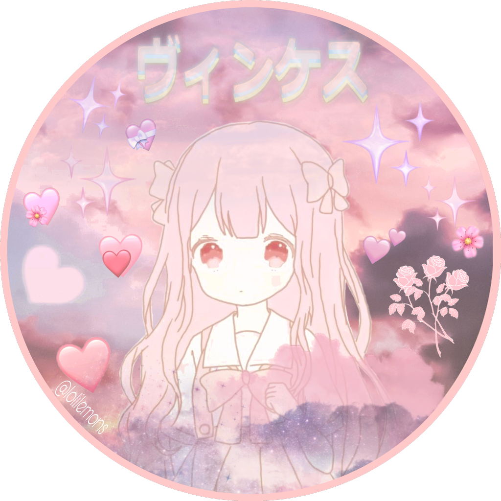 #anime #manga #pinkmanga #pink #heart #flower #japanese - Anime Clipart ...