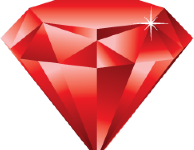Gems Clipart Red Gem - Transparent Background Ruby Clipart - Png Download (640x480), Png Download