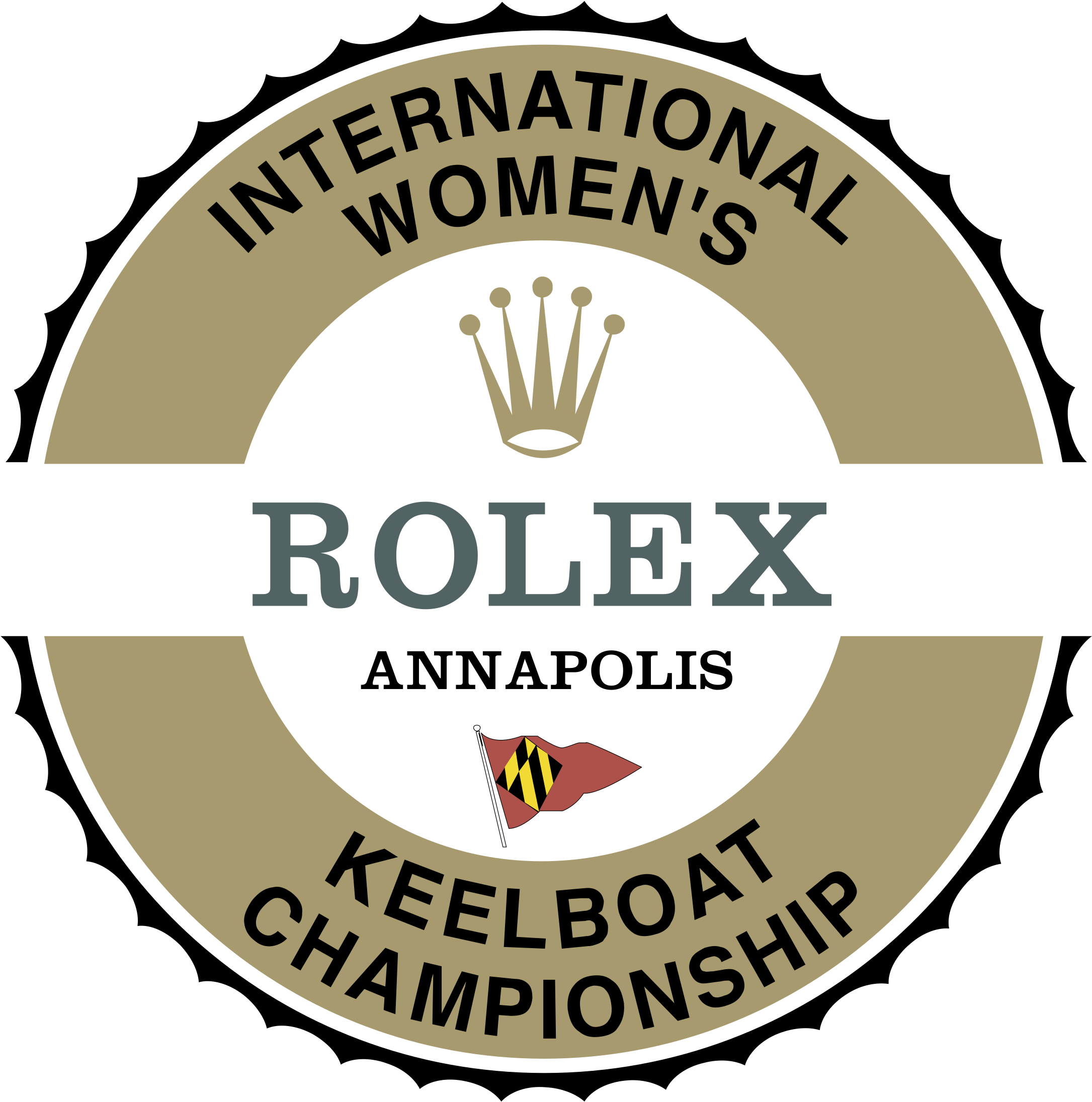 Banner Free Download Women S Keelboat Championship - Rolex Logo Png Clipart (2400x2400), Png Download