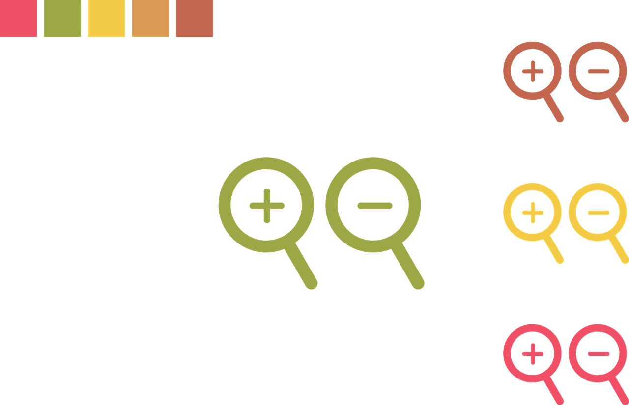 Icon Zoom Flat - Circle Clipart (1280x825), Png Download