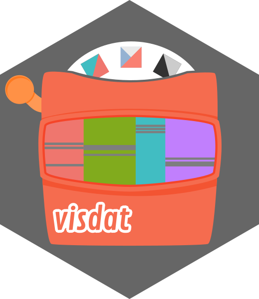 Visdat Is An R Package To Quickly Visualise Whole Dataframes - Graphic Design Clipart (519x600), Png Download
