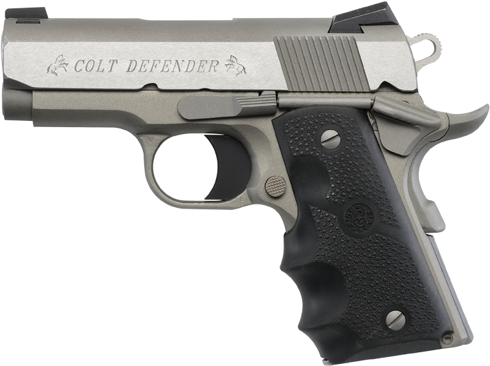 Colt Defender - Hogue Colt Defender Grips Clipart (900x626), Png Download