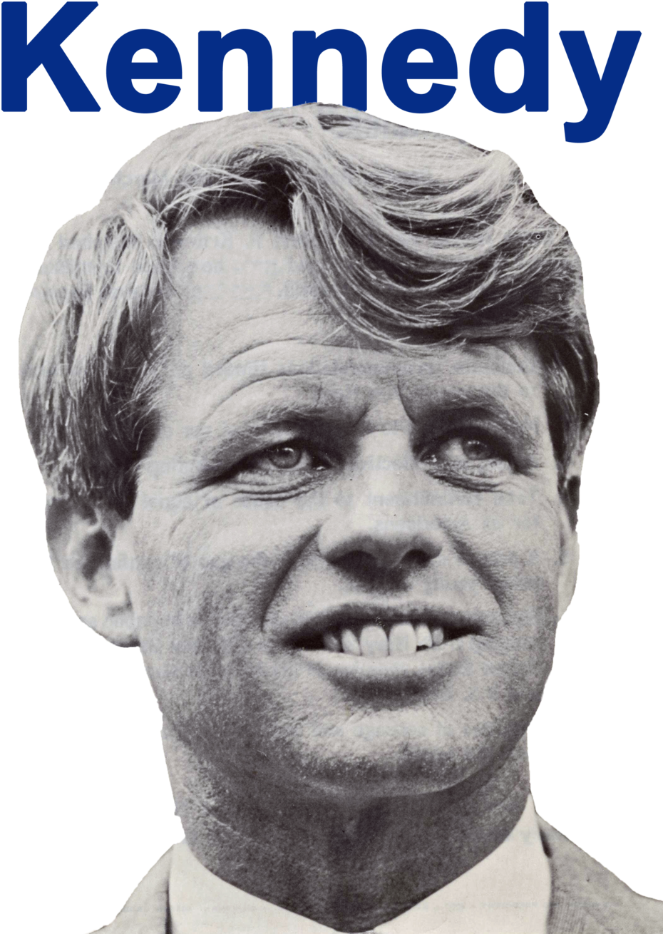 Rfk - Robert Kennedy Clipart (970x1352), Png Download