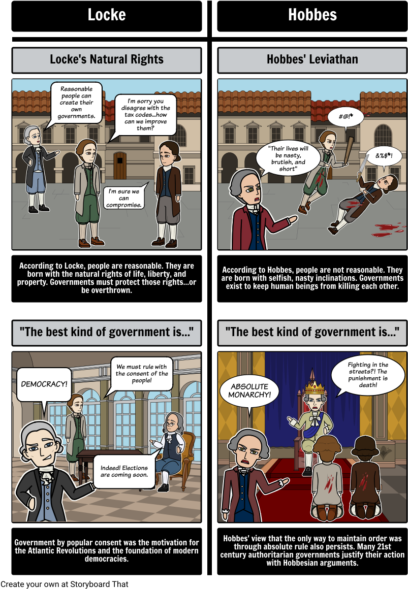 Hobbes And Locke Comic Strip Clipart (843x1177), Png Download