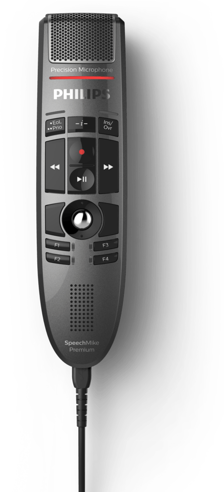 Speechmike Premium Dictation Microphone - Speechmike Premium 3700 Clipart (588x1000), Png Download