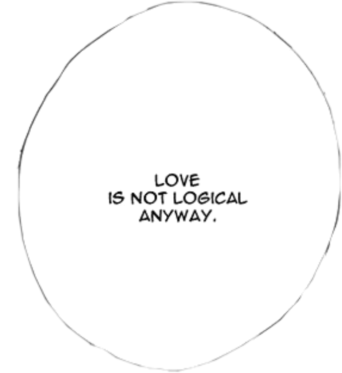 #love #manga #speech #aesthetic #anime #speechbubble - Circle Clipart (750x1334), Png Download