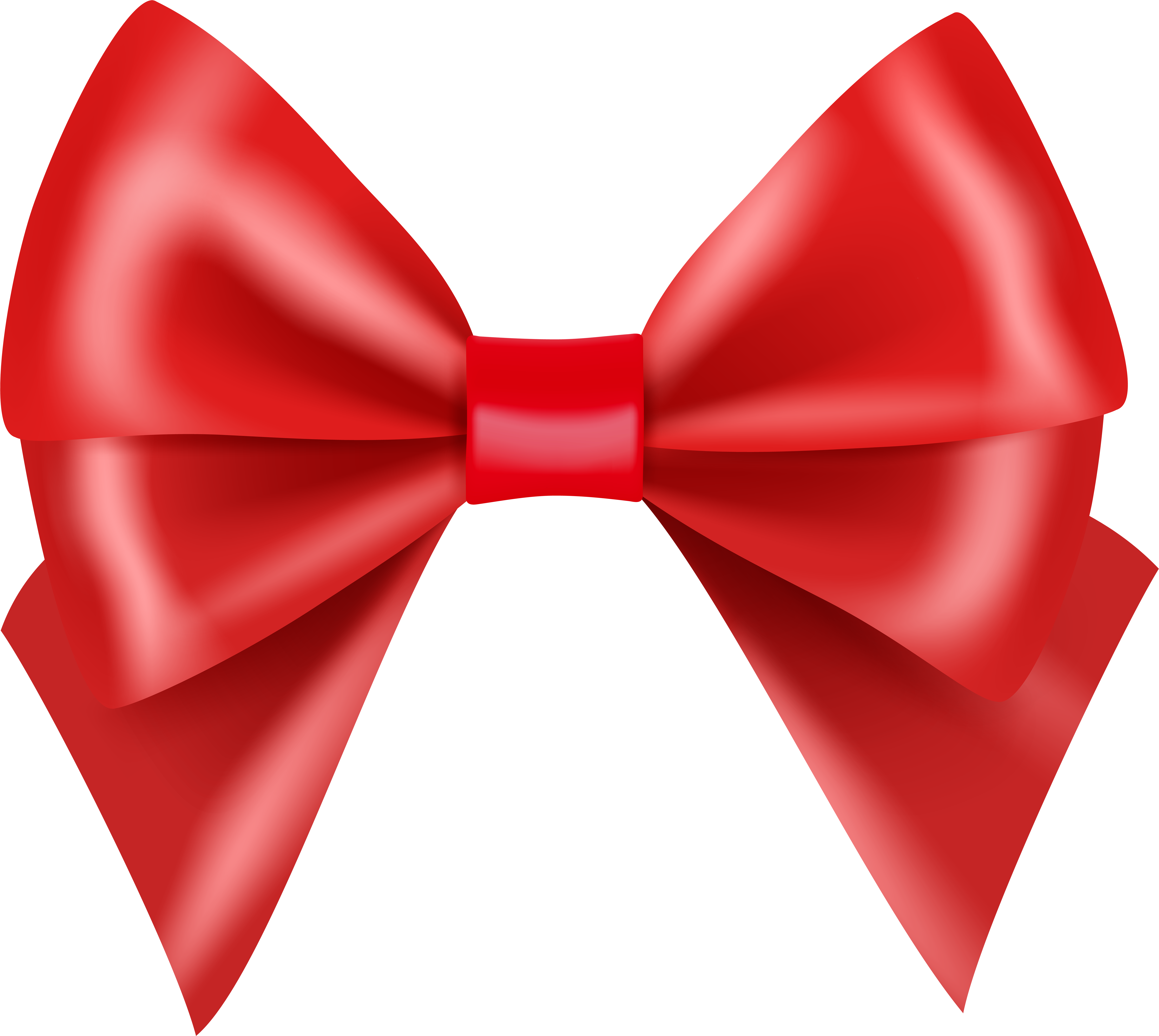 Red Bow Large Transparent Image , Png Download Clipart (7937x7096), Png Download