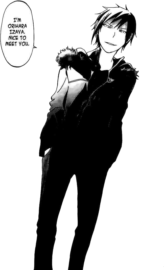 Izaya Orihara Durarara Manga Manga Boy My Edit Edit - Orihara Izaya Clipart (800x1177), Png Download