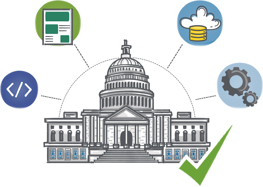Digital Procurement - Government Digital Service Icon Clipart (850x604), Png Download