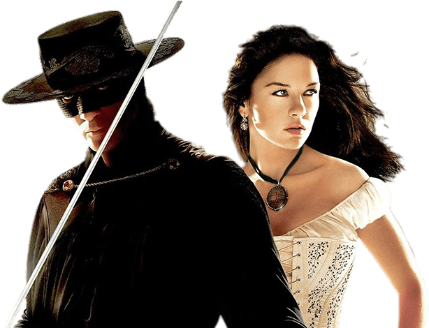 Download - Catherine Zeta Jones Zorro Clipart (708x469), Png Download