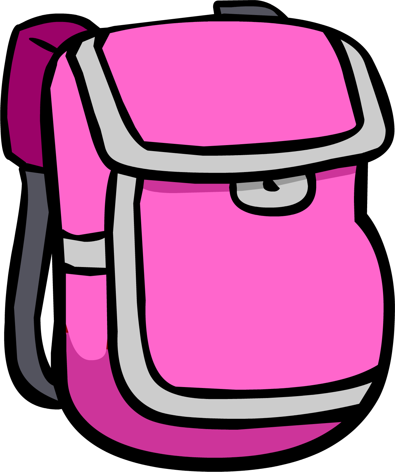 Book Bag Vector Free Transparent Background - Red Backpack Clipart (1262x1506), Png Download