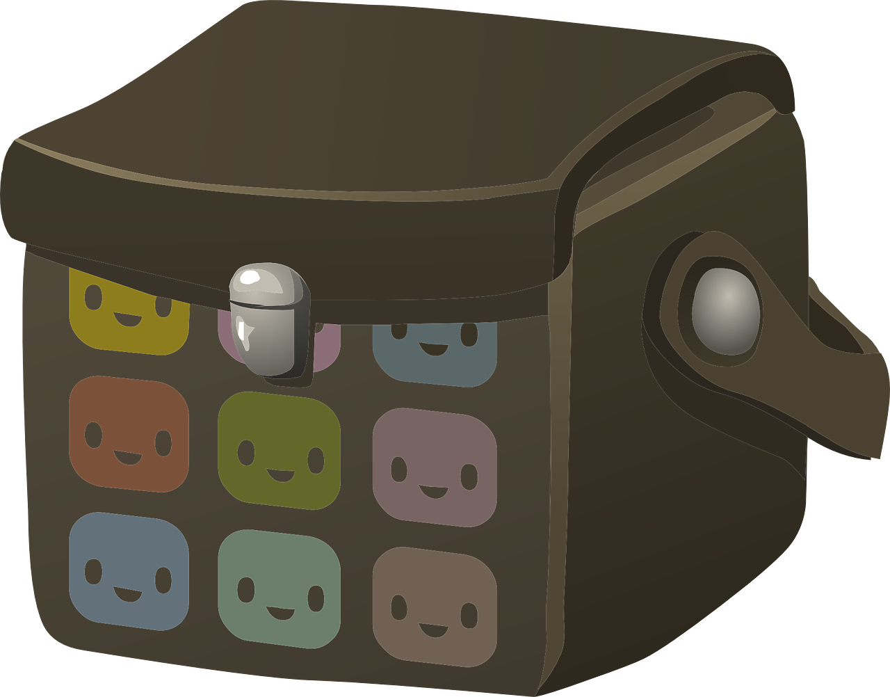 Box Packaging Carry Bag - Bag Clipart (1280x1002), Png Download