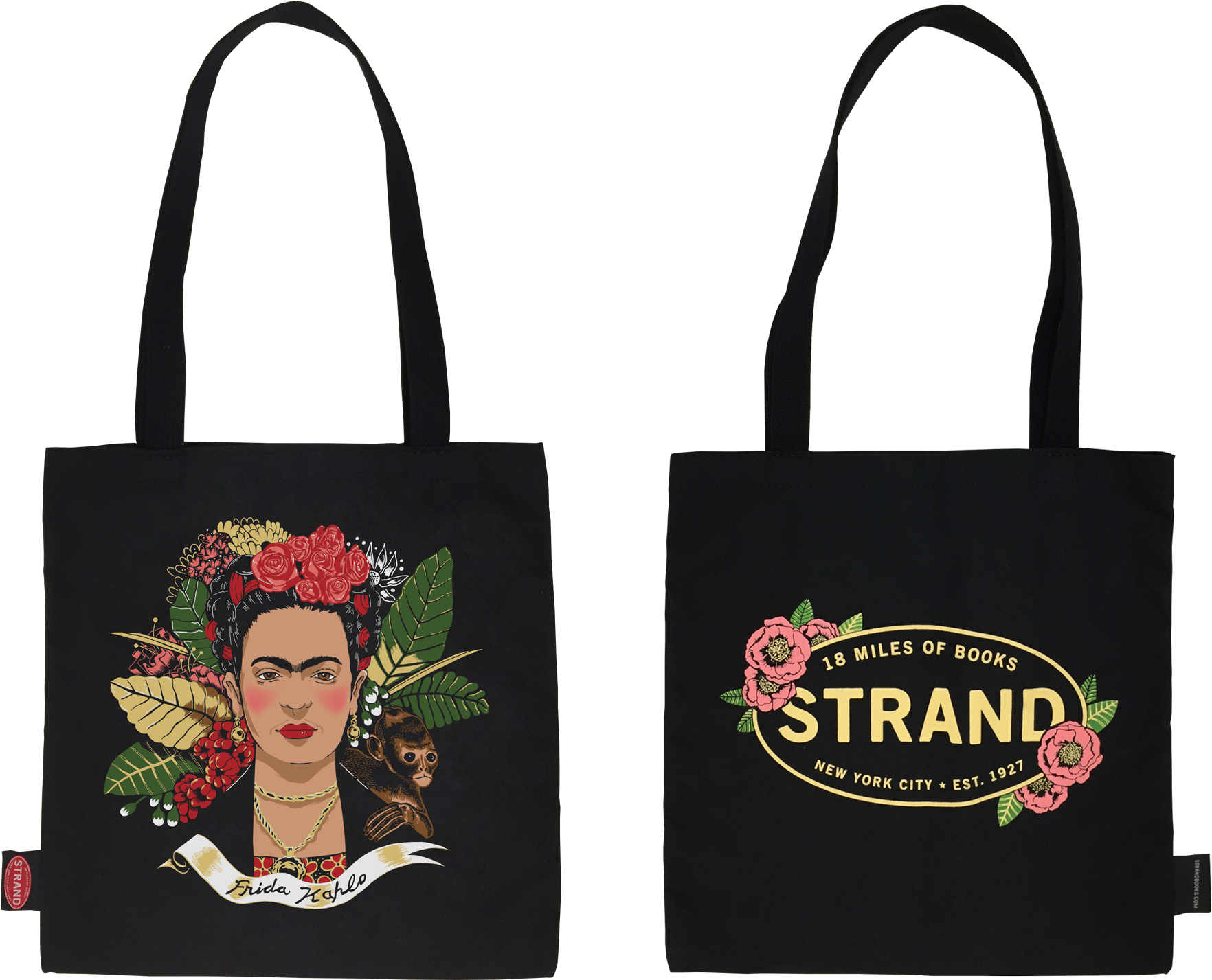 Portrait Illustration Of The Iconic Mexican Artist - Tote Bag Clipart (1764x1427), Png Download