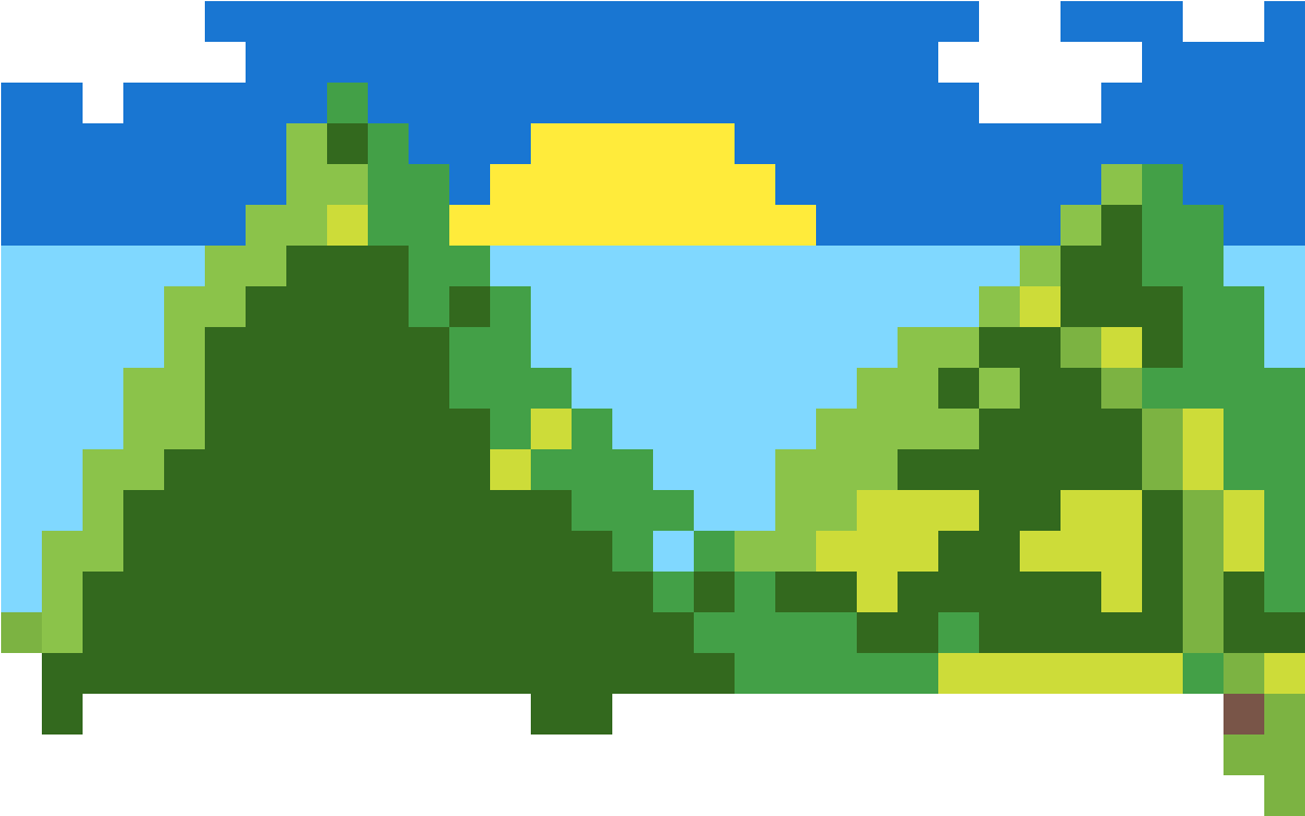 Paisaje - Pixel Art Harry Potter Broom Clipart (1184x1184), Png Download