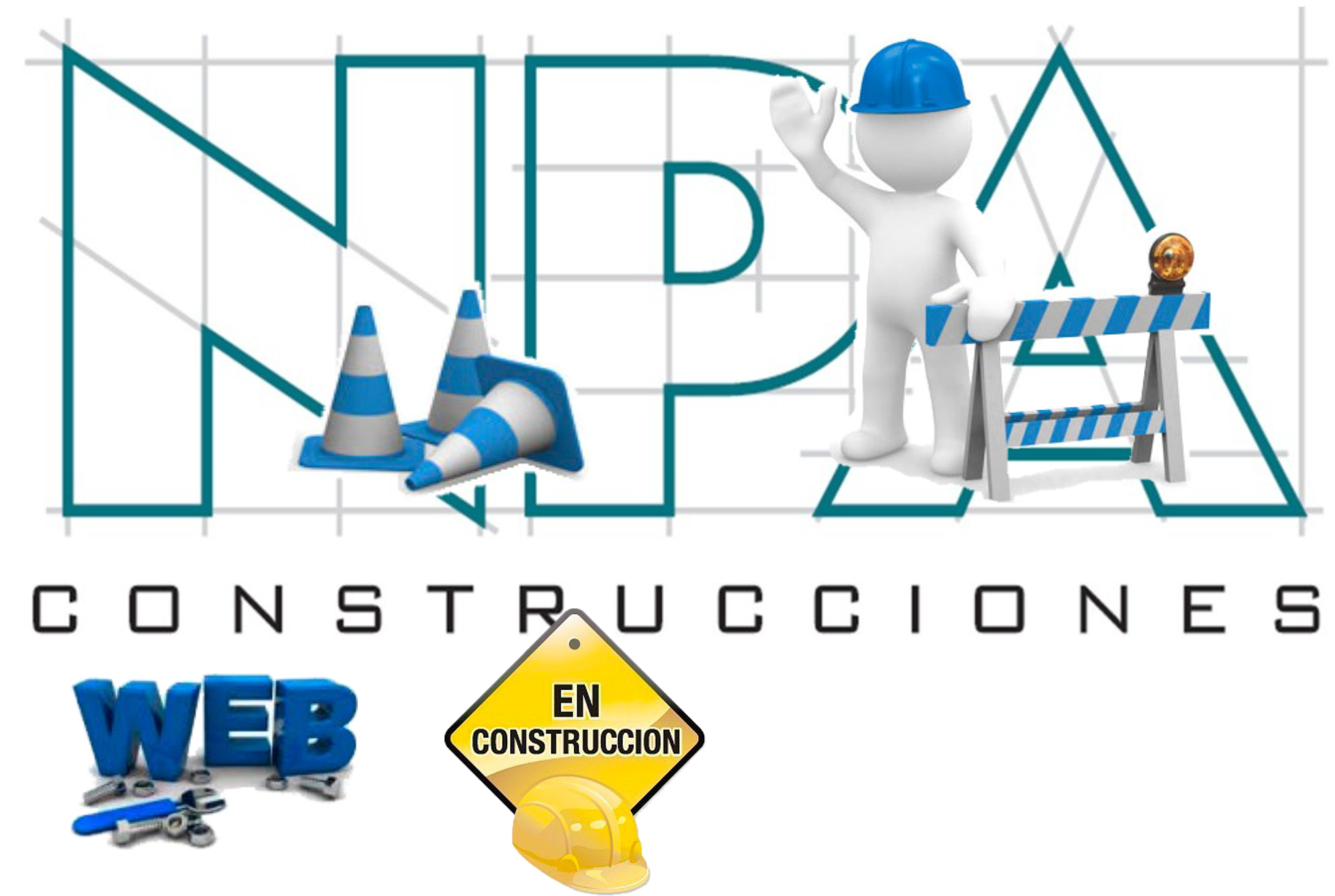 Npa - En Construccion - - Under Construction Clipart (3094x2077), Png Download