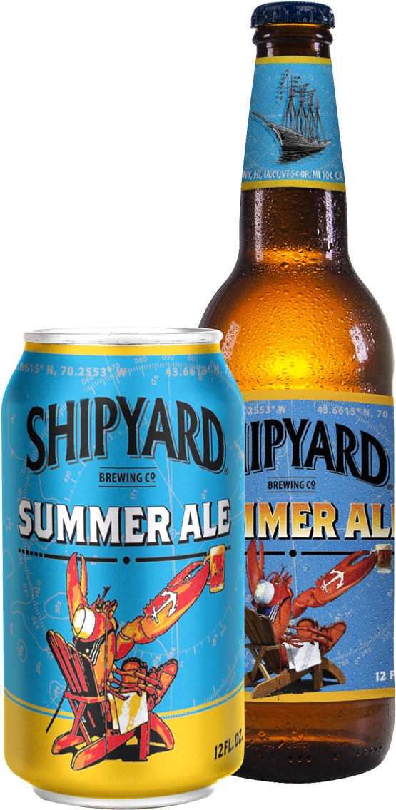 Summer Ale - Shipyard Summer Ale Clipart (885x1300), Png Download