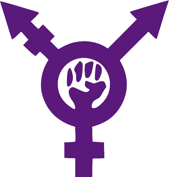 Transfeminism Symbol Purple - Intersectional Feminism Symbol Clipart (600x630), Png Download