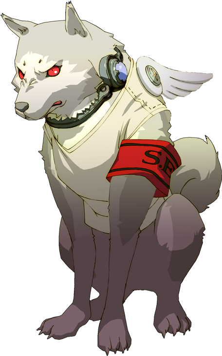 Latest Shin Megami Tensei - Persona 3 Wolf Persona Clipart (750x1089), Png Download