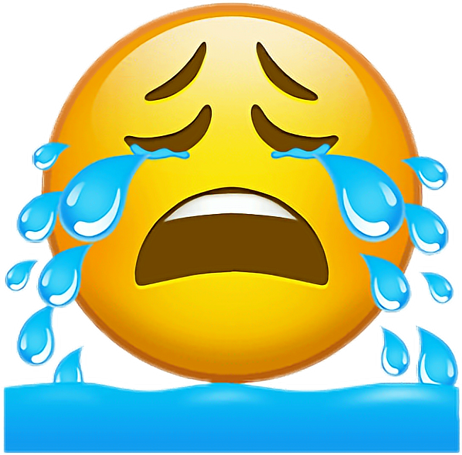 Download #emoji😭triste - Imagem De Emoji Triste Clipart Png Download