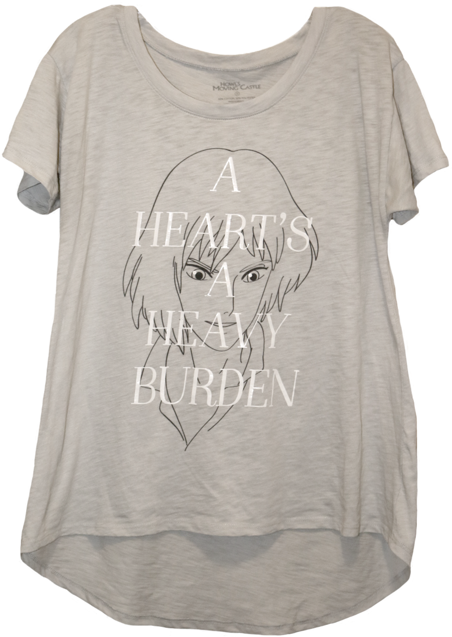 A Shirt With A Line Drawing Of Howl With The Text 'a - Illustration Clipart (1150x1300), Png Download