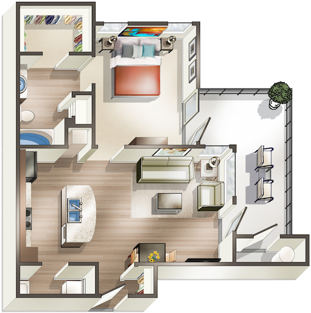 A3 - Floor Plan Clipart (636x640), Png Download