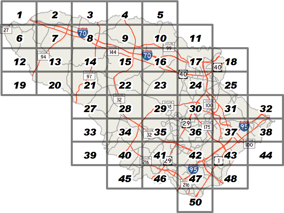 Tax Map Image - Howard County Polygon Map Clipart (1000x800), Png Download