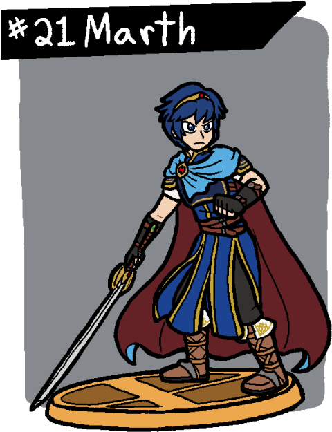 I Don't Know Marth - Cartoon Clipart (500x667), Png Download