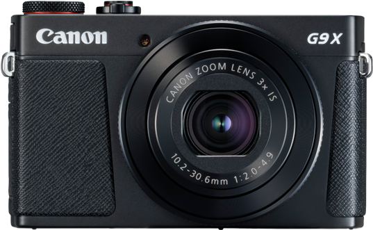 Canon Powershot G9 X Mark Ii - Canon Powershot G9x Mark Ii Black Clipart (580x580), Png Download