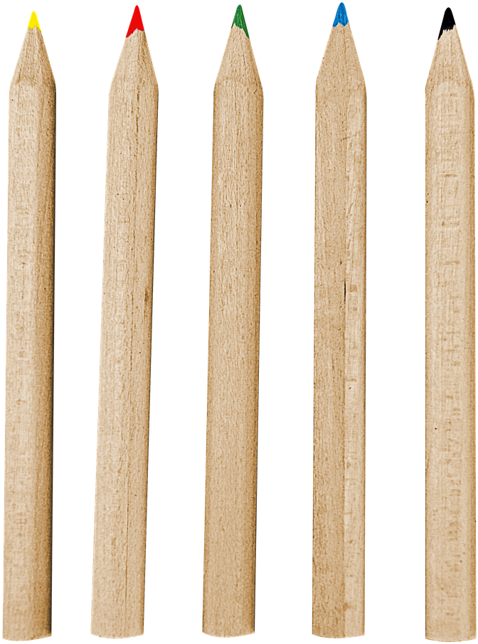 Colored Pencils Wooden Pencils Pencils - Wooden Pencils Png Clipart (1280x1101), Png Download