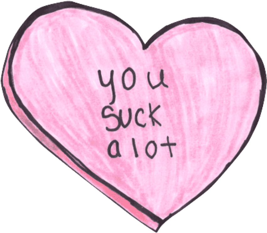 Free Png Download Pink Tumblr Heart Png Images Background - Sassy Doodle Clipart (851x744), Png Download