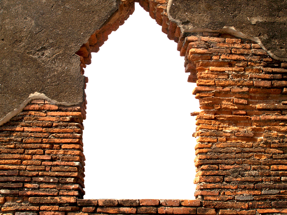 Wall, Opening, Bach Stone, Bricks, Masonry, By Looking - Framing Photography Clipart (960x720), Png Download