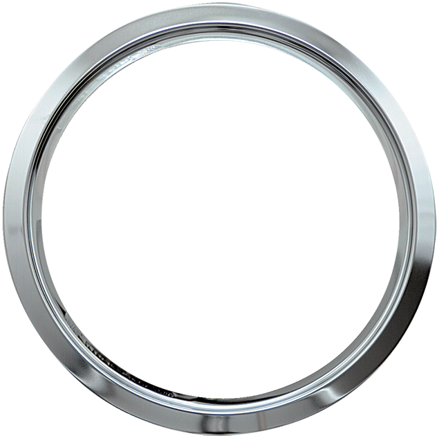 R6-ge Style D Small Heavy Duty Chrome Trim Ring Replacement - Bangle Clipart (600x600), Png Download