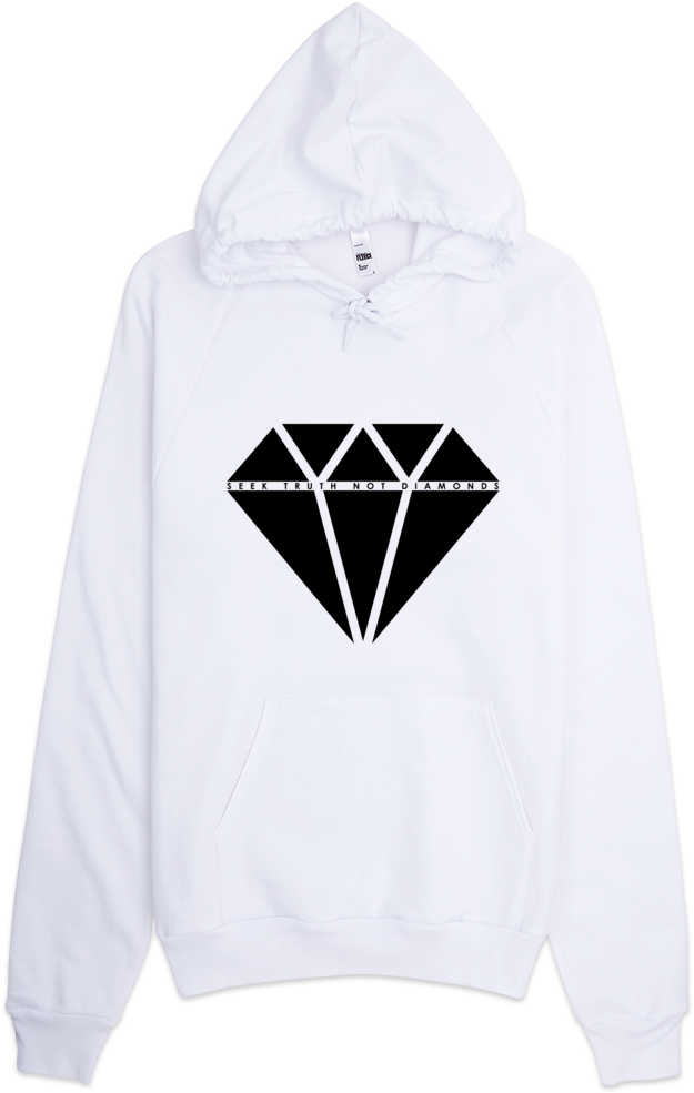 Seel Truth Not Diamonds Black - Sweatshirt Clipart (1000x1000), Png Download