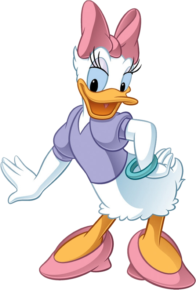 Graphic Transparent Library Duck Png Images All Hd - Daisy Duck Clipart (1000x1000), Png Download