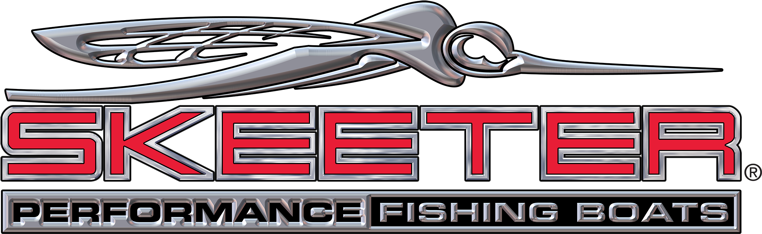 Skeeter Chrome Logo Clipart (2456x755), Png Download
