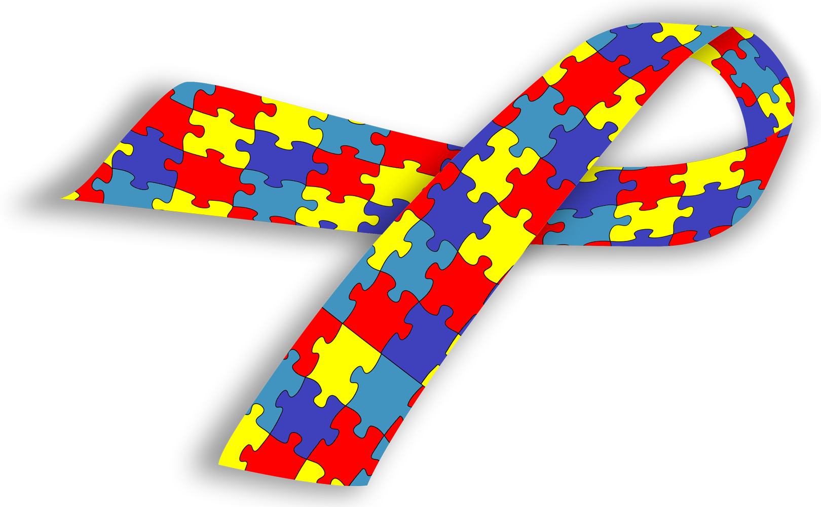 Autism Awareness Ribbon - Autism Png Clipart (840x519), Png Download